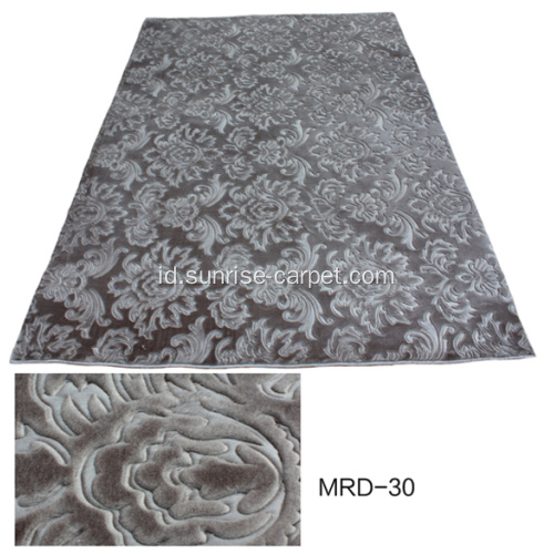 Embossing desain dinding ke dinding Flame-retardant Carpet